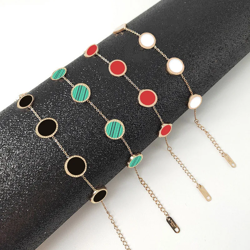Fashion Women Lucky Grass Bracelet 18K Gold Plated Stainless Steel Chain Bracelet for Female Jewelry Gift Hanging Decorations
Fashion Women Lucky Grass Bracelet 18K Gold Plated Stainless Steel Chain Bracelet for Female Jewelry Gift Hanging Decorations