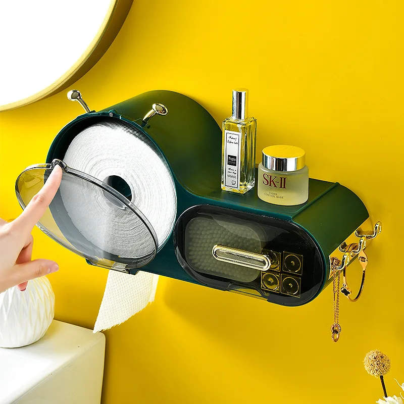 Face Towel Storage Box Wall-mounted Paper Towel Rack Detachable Tissue Box Multifunctional Bathroom Waterproof Pumping Paper Box
Face Towel Storage Box Wall-mounted Paper Towel Rack Detachable Tissue Box Multifunctional Bathroom Waterproof Pumping Paper Box