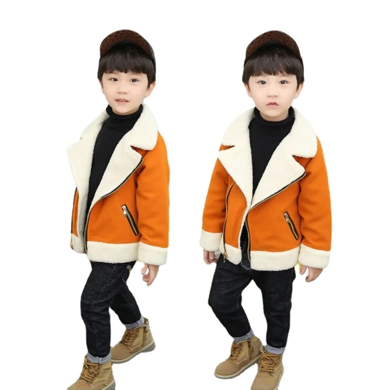 Baby Coat Autumn and Winter Plush Thickened Children's Warm Woolen Cloth Children's Baby Boy's Coat 0-4 Ages
Baby Coat Autumn and Winter Plush Thickened Children's Warm Woolen Cloth Children's Baby Boy's Coat 0-4 Ages