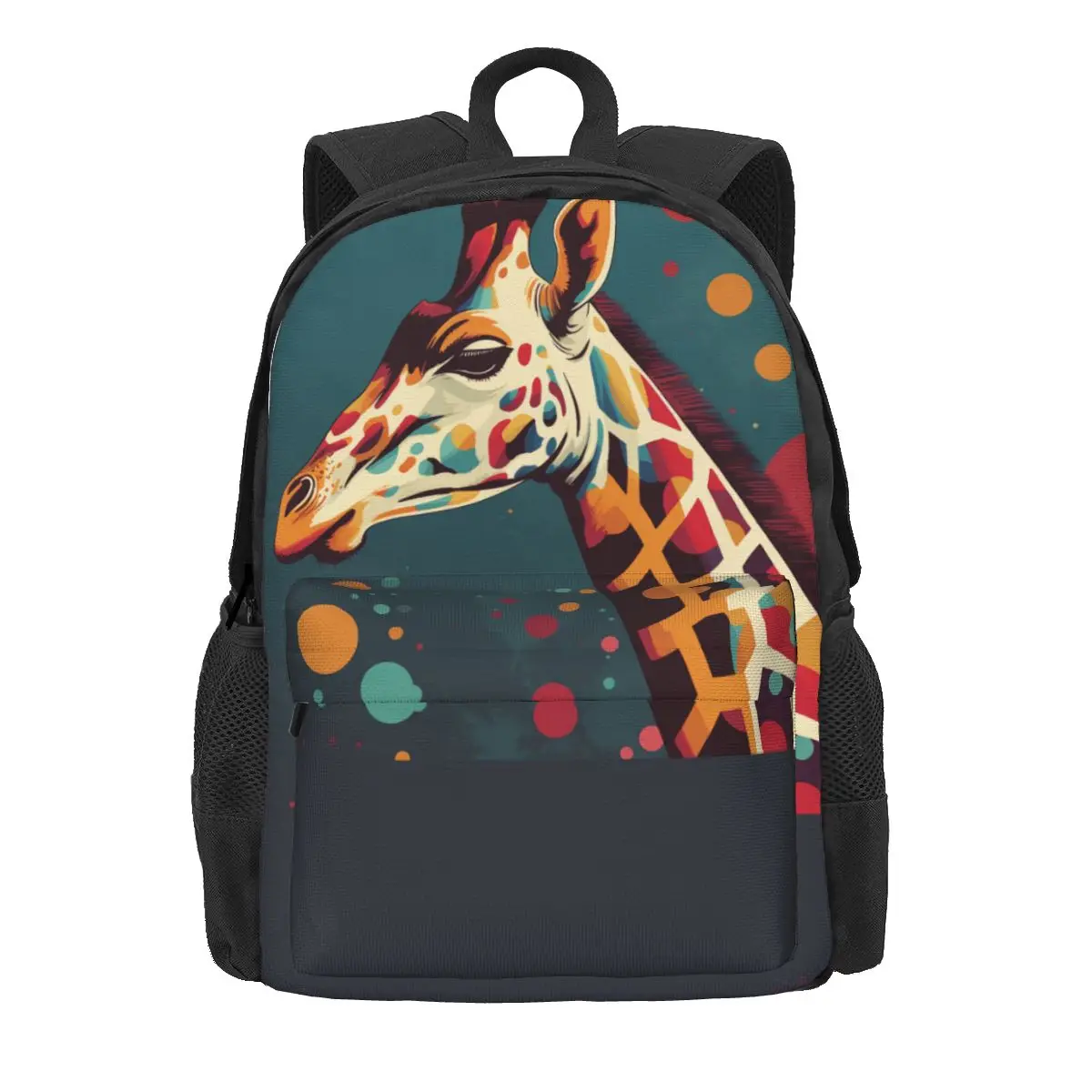 Рюкзак с изображением жирафа разноцветные женские и мужские рюкзаки для трекинга из полиэстера в стиле ретро, милые школьные сумки с рисунком, рюкзак
Рюкзак с изображением жирафа разноцветные женские и мужские рюкзаки для трекинга из полиэстера в стиле ретро, милые школьные сумки с рисунком, рюкзак