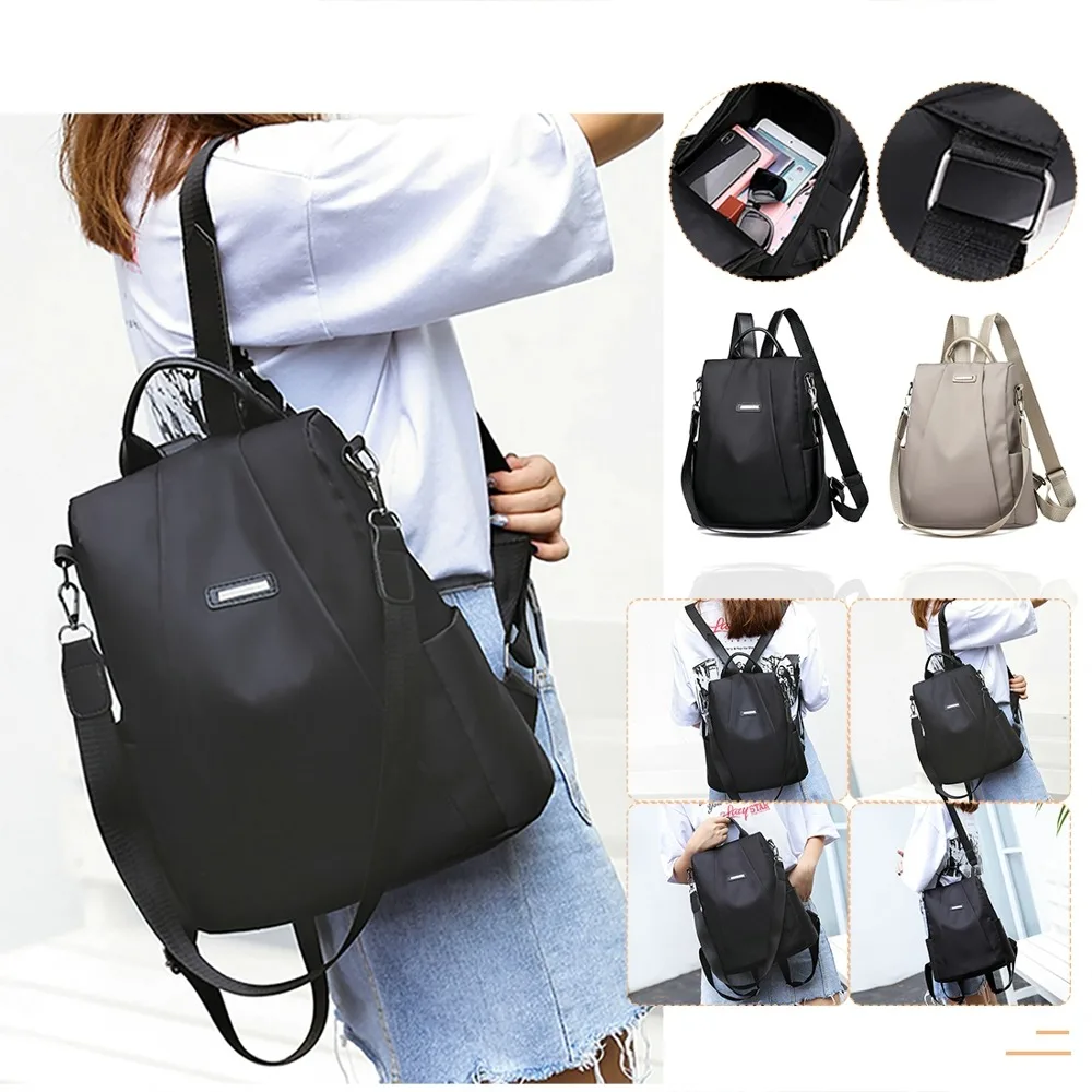 Hot Women Casual Waterproof Oxford Cloth Travel Backpack Handbag Anti-Theft Shoulder Bag Larger Capacity Shoulder Bag Schoolbag
Hot Women Casual Waterproof Oxford Cloth Travel Backpack Handbag Anti-Theft Shoulder Bag Larger Capacity Shoulder Bag Schoolbag