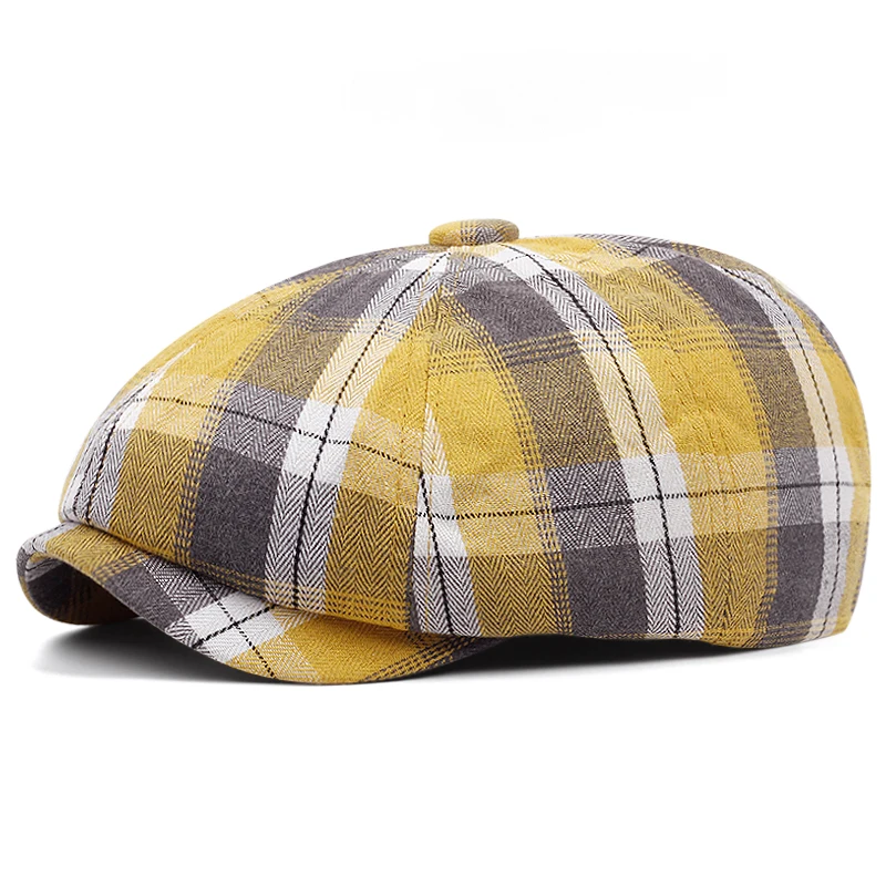 Plaid Berets Men British Retro Baseball Cap For Men Casual Peaky Blinders Cap Female Painter Hats Outdoor Sunscreen Boina Hombre
Plaid Berets Men British Retro Baseball Cap For Men Casual Peaky Blinders Cap Female Painter Hats Outdoor Sunscreen Boina Hombre