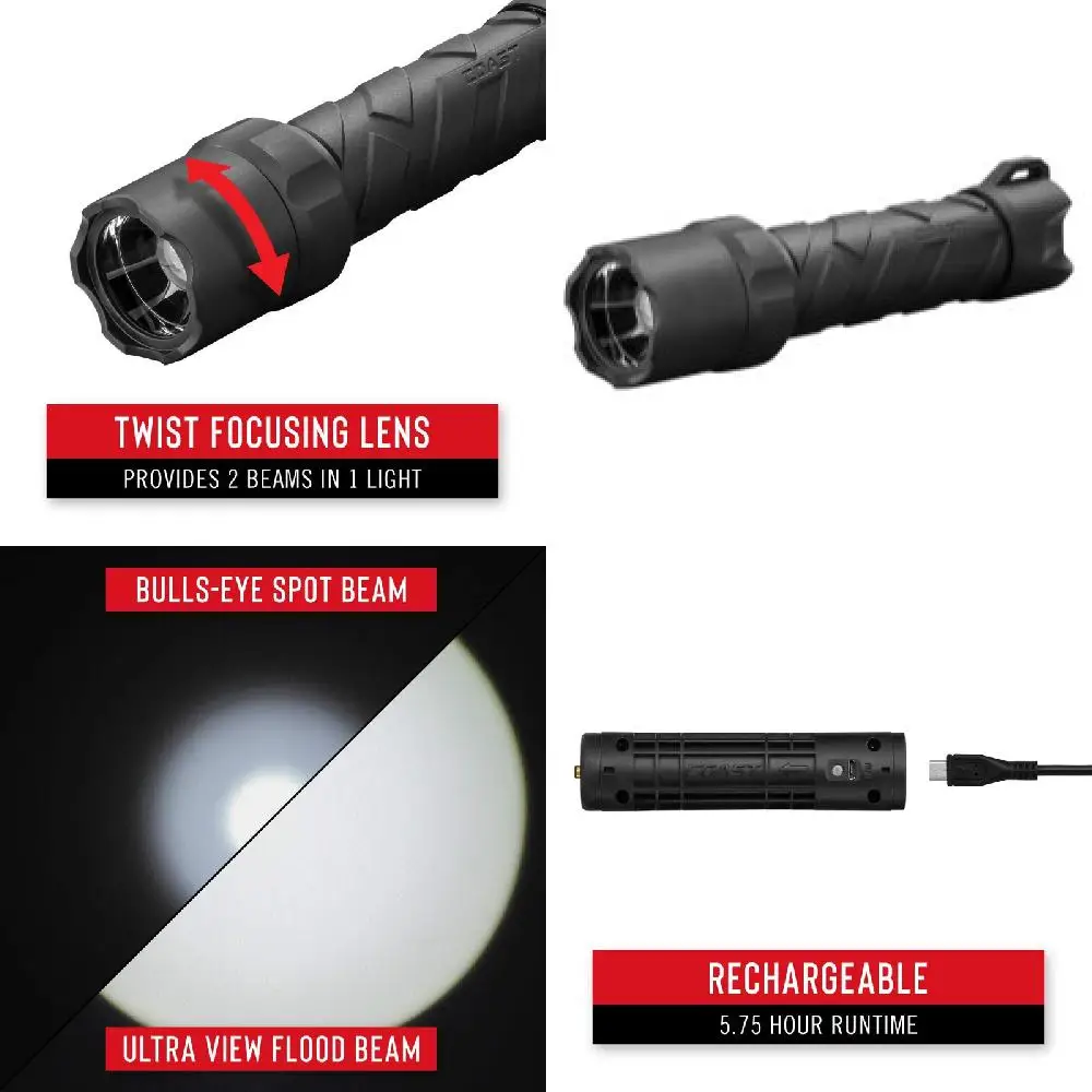 . NEW ULTRA-BRIGHT, POWERFUL and SUPER RECHARGEABLE Black 600R Flashlight in Box: Portable and Highly Efficient with Great Batte
. NEW ULTRA-BRIGHT, POWERFUL and SUPER RECHARGEABLE Black 600R Flashlight in Box: Portable and Highly Efficient with Great Batte