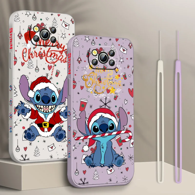 Disney Christmas Stitch Phone Case For Xiaomi POCO F3 X3 NFC GT X2 C31 C3 M2 M3 M4 Pro Liquid Left Rope Funda Cover Soft Back
Disney Christmas Stitch Phone Case For Xiaomi POCO F3 X3 NFC GT X2 C31 C3 M2 M3 M4 Pro Liquid Left Rope Funda Cover Soft Back