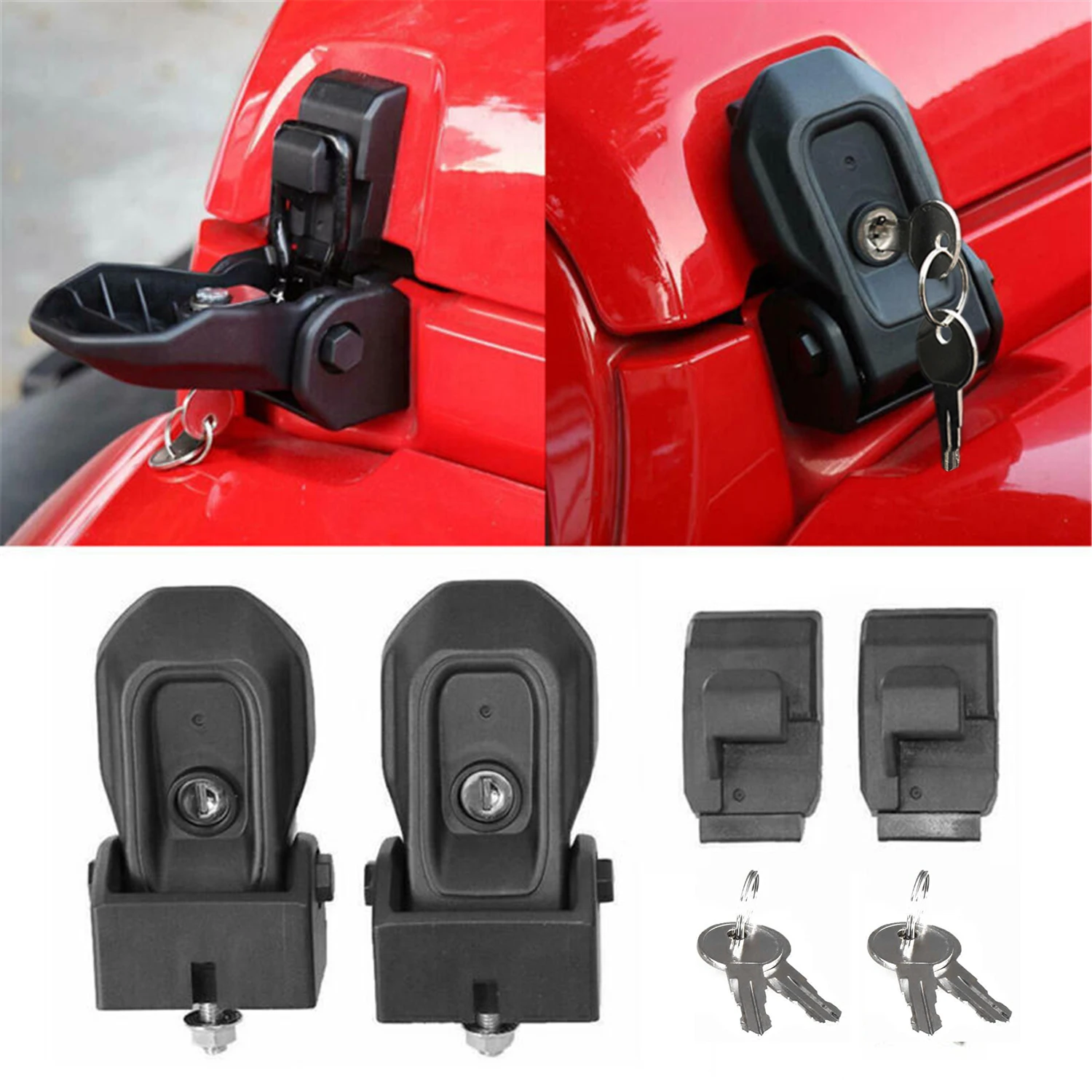 Car Anti-theft Hood Latches Catch For Jeep Wrangler JL JLU 4XE Rubicon Sahara Sport Gladiator JT 2018 2019 2020 2021 2022 2023
Car Anti-theft Hood Latches Catch For Jeep Wrangler JL JLU 4XE Rubicon Sahara Sport Gladiator JT 2018 2019 2020 2021 2022 2023