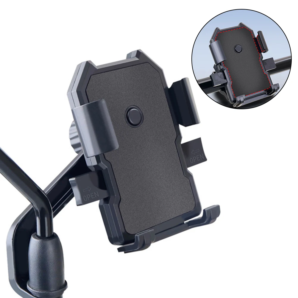 Motorcycle Electric Bike Bicycle Outdoor Riding Aluminum Alloy Snap-on Phone Holder Adjustable Sponge Pad Phone Holder
Motorcycle Electric Bike Bicycle Outdoor Riding Aluminum Alloy Snap-on Phone Holder Adjustable Sponge Pad Phone Holder