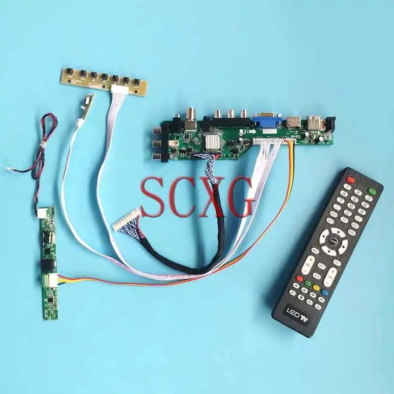 Плата контроллера для матрицы DVB с ЖК-дисплеем, подходит для MT230DW01, MT230DW03, комплект «сделай сам» 1920*1080, Совместимость с HDMI, VGA, USB, AV, RF, LVDS, 30 конта...
Плата контроллера для матрицы DVB с ЖК-дисплеем, подходит для MT230DW01, MT230DW03, комплект «сделай сам» 1920*1080, Совместимость с HDMI, VGA, USB, AV, RF, LVDS, 30 конта...