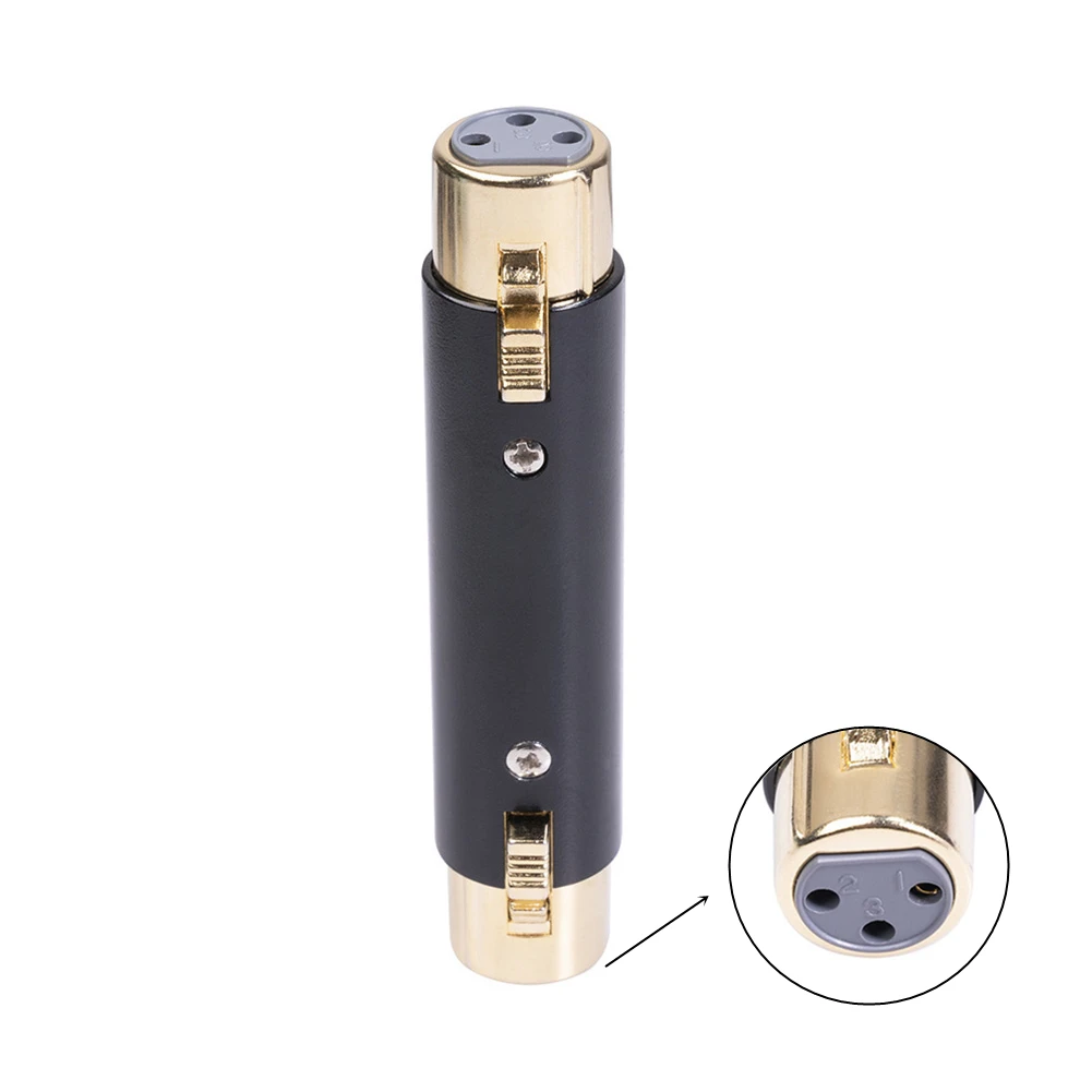 1pcs 3-Pin XLR Female To Female Microphone Audio Cable Adapter Connector XLR Audio Cable Connection For Microphones Stage Lamps
1pcs 3-Pin XLR Female To Female Microphone Audio Cable Adapter Connector XLR Audio Cable Connection For Microphones Stage Lamps