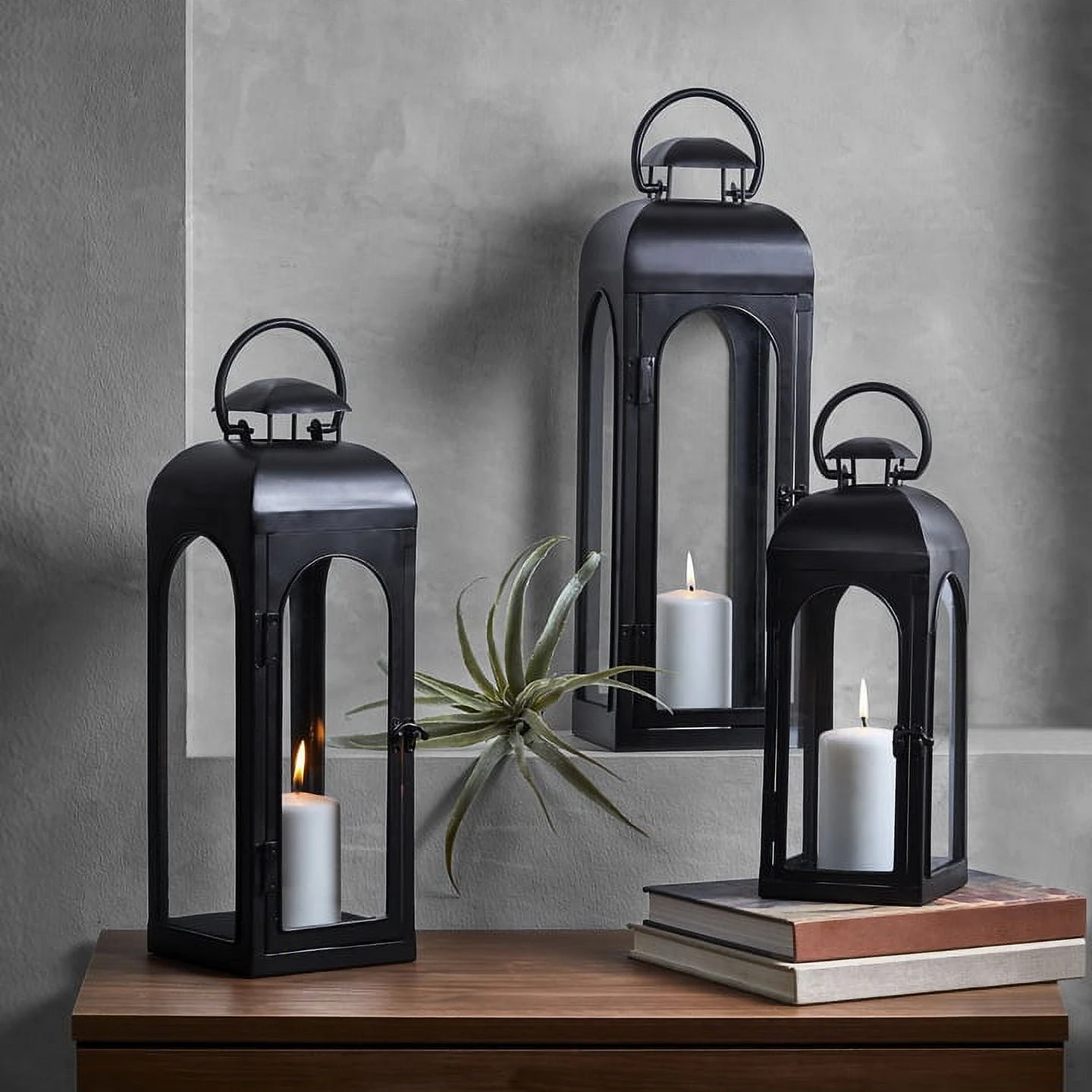 Metal Candle Holder Lantern, Black, Small Home Decoration Wedding Decoration
Metal Candle Holder Lantern, Black, Small Home Decoration Wedding Decoration