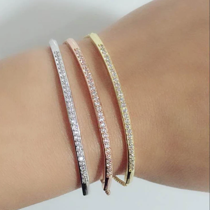 Summer New Fashion Jewelry Exquisite Luxury Geometry Zircon Bracelet Chain for Women Friendship Bracelets Wedding Party Gifts
Summer New Fashion Jewelry Exquisite Luxury Geometry Zircon Bracelet Chain for Women Friendship Bracelets Wedding Party Gifts