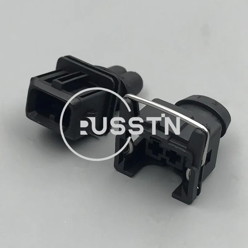 

1 Set 2 Hole 3.5mm EV1 Style Auto Fuel Injector Type Automotive Socket For VW Audi 827551-3 / 828657-3 106462-1