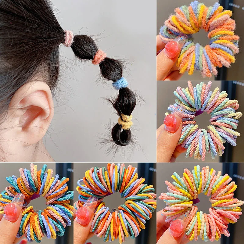 100PCS Elastic Hair Bands for Children Rubber Band Colorful Ponytail Baby Hair Accessories Girl Holder Scrunchie Kids Headwear
100PCS Elastic Hair Bands for Children Rubber Band Colorful Ponytail Baby Hair Accessories Girl Holder Scrunchie Kids Headwear