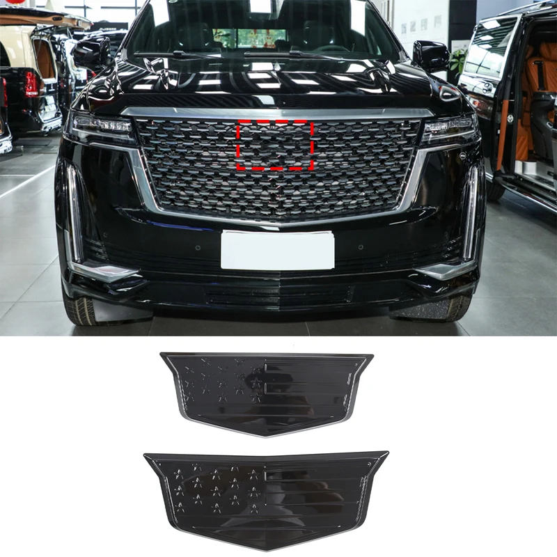 For Cadillac Escalade 2021 2022 2023 ABS Black Front and Rear Car Logo Decoration Cover Exterior Modification Accessories
For Cadillac Escalade 2021 2022 2023 ABS Black Front and Rear Car Logo Decoration Cover Exterior Modification Accessories