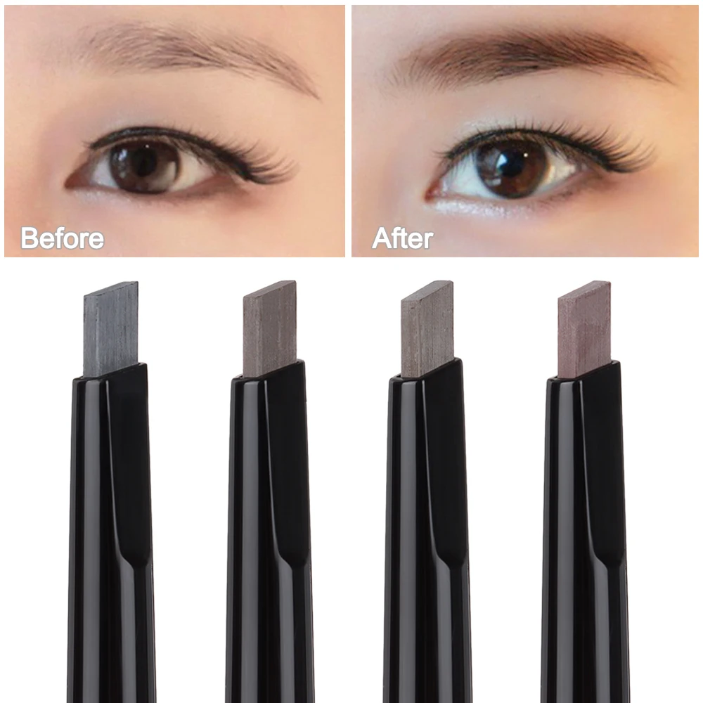 4 Colors Natural Makeup Double Heads Automatic Eyebrow Pencil Waterproof Long- Lasting Eyebrow Pen With Brush Makeup Tools
4 Colors Natural Makeup Double Heads Automatic Eyebrow Pencil Waterproof Long- Lasting Eyebrow Pen With Brush Makeup Tools