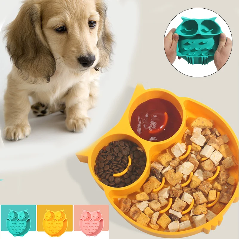 Pet Slow Food Bowl Silicone Small Dog Choke-proof Eating Dish Bowl Non-slip Feeder Dog Food Plate Pet Supplies Available for Cat
Pet Slow Food Bowl Silicone Small Dog Choke-proof Eating Dish Bowl Non-slip Feeder Dog Food Plate Pet Supplies Available for Cat