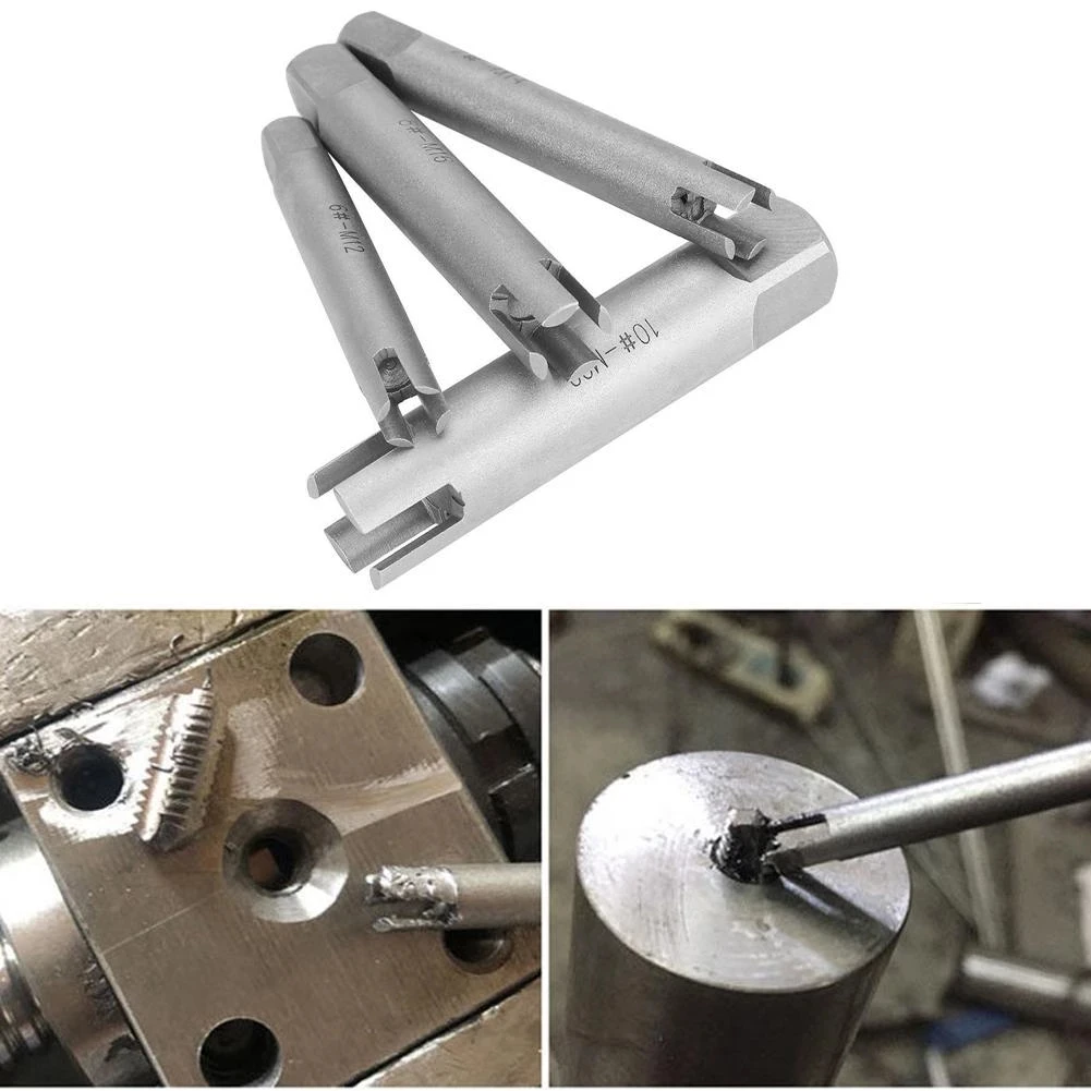 6pcs/set M4-M12 Remove Stripped Damaged Screw Tap Extractor Guide Set Broken Head Screw Removal Tool Wrench Set Drill Bit
6pcs/set M4-M12 Remove Stripped Damaged Screw Tap Extractor Guide Set Broken Head Screw Removal Tool Wrench Set Drill Bit