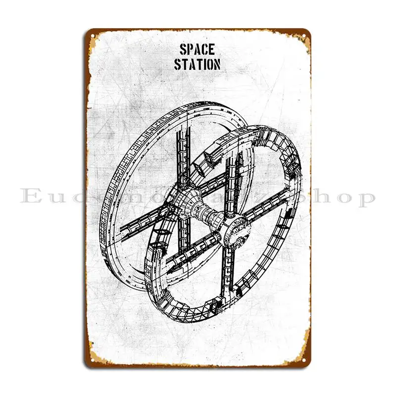 

Космический металлический знак в стиле ретро для гостиной, клуба, бара, дизайн, создание оловянного знака, плакат