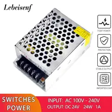 AC to DC 24V 24W 1A Switching Power Supply Converter 100-240V AC Inverter LED Strip Lighting Device Driver Adapter Transformer
