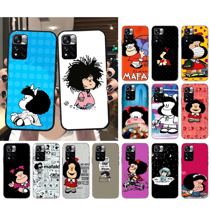 Mafalda Phone Case for Xiaomi Redmi Note 12 Pro 11S 11 10 Pro 9Pro Note9 10S Redmi 10 9C 9A Funda
Mafalda Phone Case for Xiaomi Redmi Note 12 Pro 11S 11 10 Pro 9Pro Note9 10S Redmi 10 9C 9A Funda