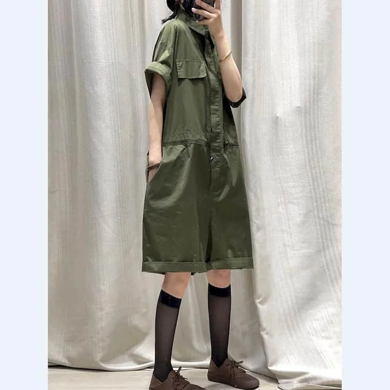 Vintage Jumpsuit Wide Leg Shorts Bodysuit High Waist Loose Workwear Pants Overall Large Size Playsuit Women Clothing One-pieces
Vintage Jumpsuit Wide Leg Shorts Bodysuit High Waist Loose Workwear Pants Overall Large Size Playsuit Women Clothing One-pieces