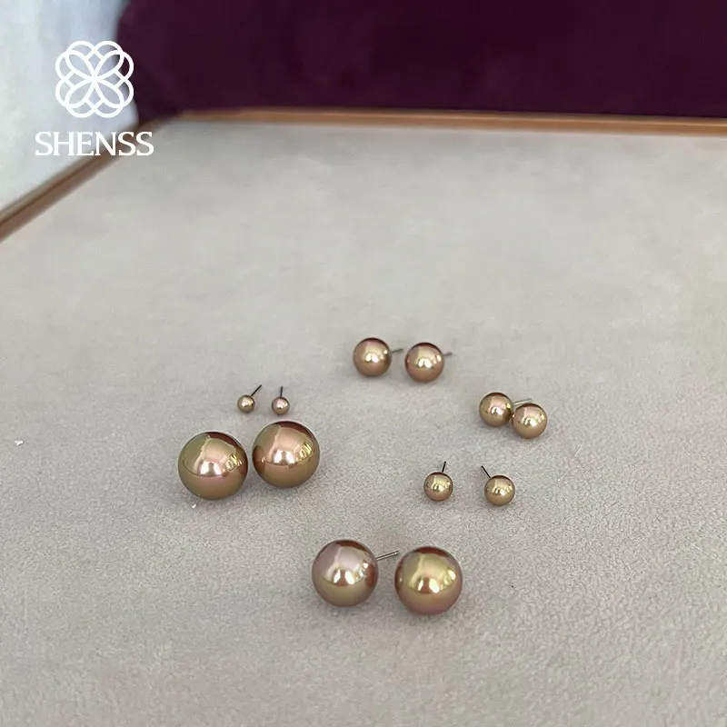 Shell Pearl Stud wedding Earrings 4mm-12mm Size 925 Sterling Silver Earring For Women Fashion Classical Style
Shell Pearl Stud wedding Earrings 4mm-12mm Size 925 Sterling Silver Earring For Women Fashion Classical Style