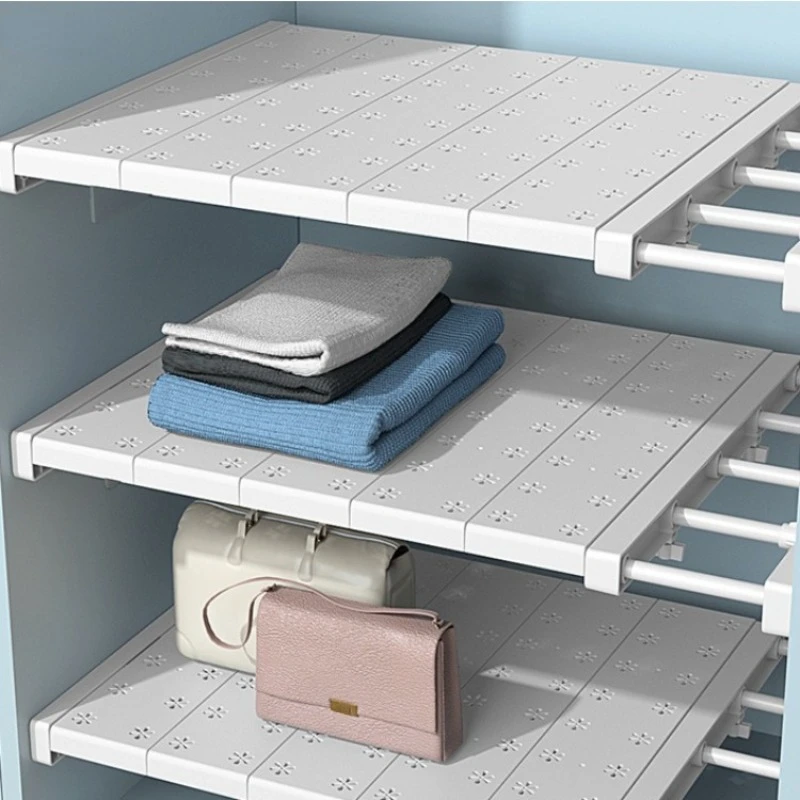 Adjustable Closet Organizer Storage Shelf Wall Mounted Rack Cabinet Holder Telescopic Separate Layer Home Decorative Rack
Adjustable Closet Organizer Storage Shelf Wall Mounted Rack Cabinet Holder Telescopic Separate Layer Home Decorative Rack