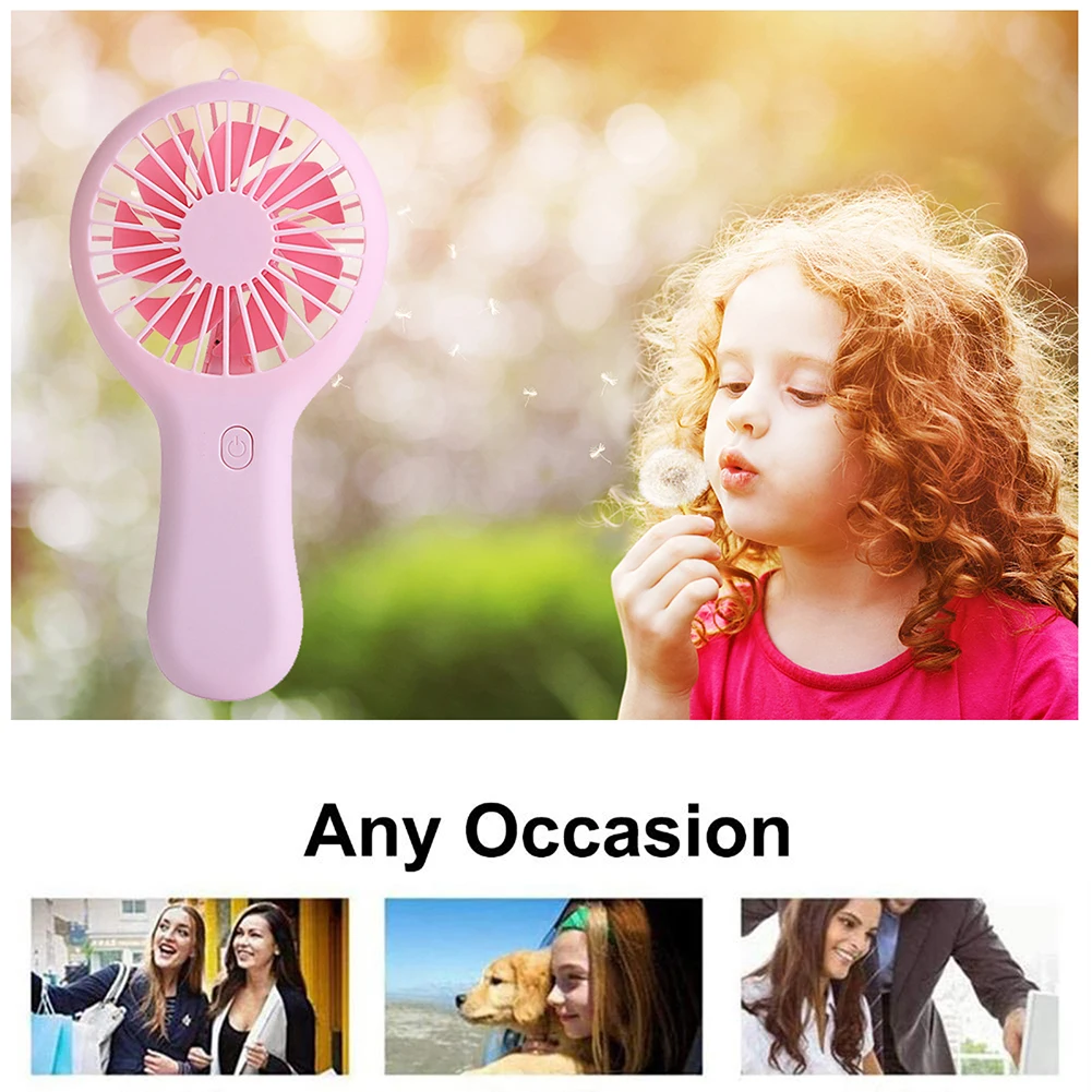 Portable Handheld Fan 3 Wind Modes USB Mini WindPower Fan with Base for Outdoor Travel Camping Student Office Cute Small Cooling
Portable Handheld Fan 3 Wind Modes USB Mini WindPower Fan with Base for Outdoor Travel Camping Student Office Cute Small Cooling