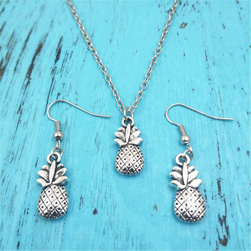 Pineapple Fruit New Retro Vintage Earring Necklace Sets Jewelry Set ,Fashion Women Birthday Girl Gifts
Pineapple Fruit New Retro Vintage Earring Necklace Sets Jewelry Set ,Fashion Women Birthday Girl Gifts