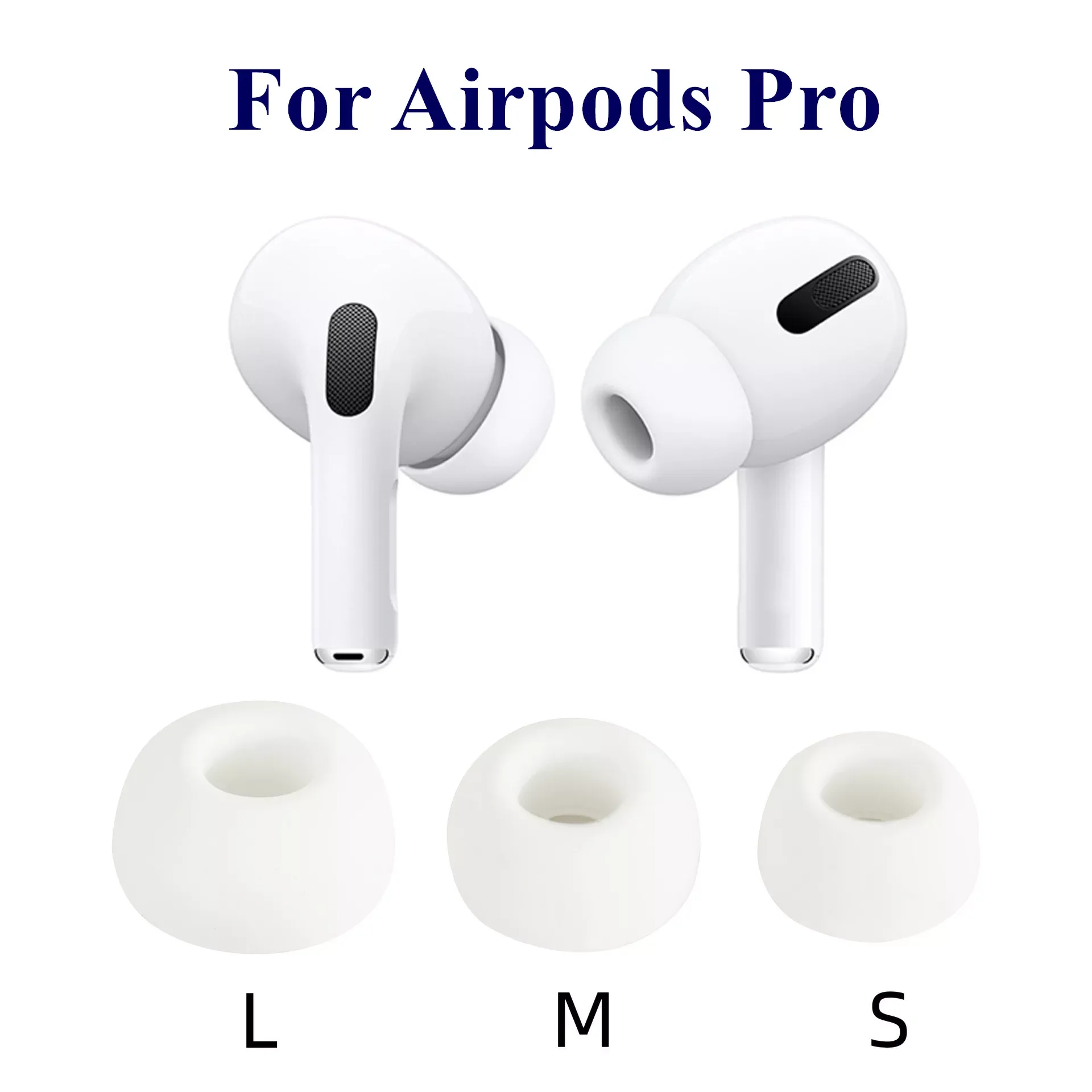 Silicone Earbuds Earphone Earplug Cover for Apple Pro EarTips 3 Pcs L M S Size Headphone Ear tips for Airpods pro
Silicone Earbuds Earphone Earplug Cover for Apple Pro EarTips 3 Pcs L M S Size Headphone Ear tips for Airpods pro