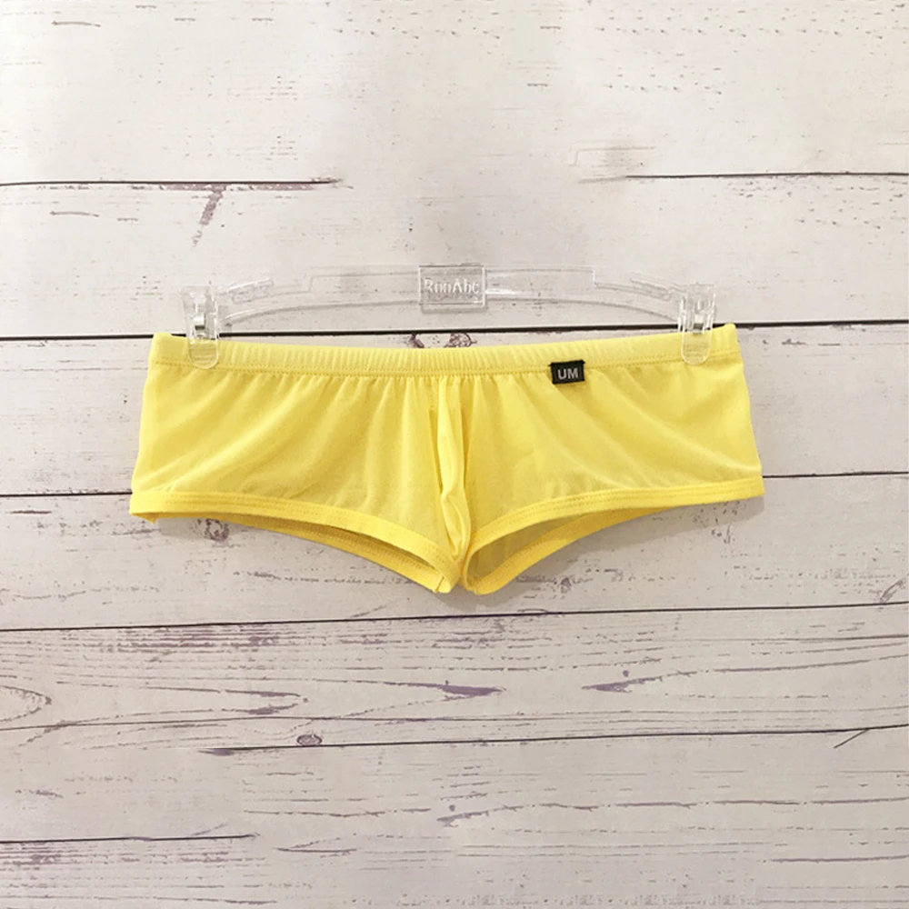 Men Sexy Sheer Mesh Perspective Panties Solid Breathable Boxer Briefs Mini Shorts Gay Slim Soft Comfy Underpants Underwear
Men Sexy Sheer Mesh Perspective Panties Solid Breathable Boxer Briefs Mini Shorts Gay Slim Soft Comfy Underpants Underwear