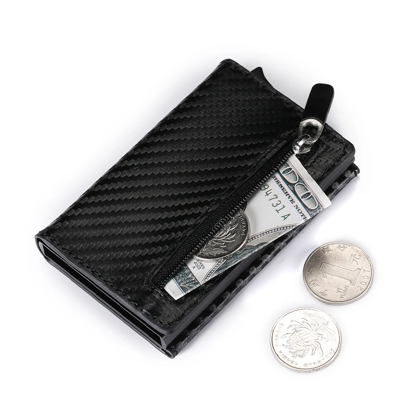 Credit Card Holder 2021 New Aluminum Box Card Wallet PU Leather Pop Up Card Case Magnet Carbon Fiber Coin Purse
Credit Card Holder 2021 New Aluminum Box Card Wallet PU Leather Pop Up Card Case Magnet Carbon Fiber Coin Purse
