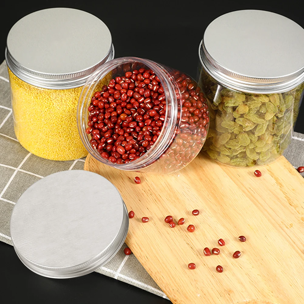 4-20Pcs Storage Jars Clear Aluminum Cap Round Canister 155-1430ml Kitchen Plastic Airtight Container Refillable Storage Jars Box
4-20Pcs Storage Jars Clear Aluminum Cap Round Canister 155-1430ml Kitchen Plastic Airtight Container Refillable Storage Jars Box