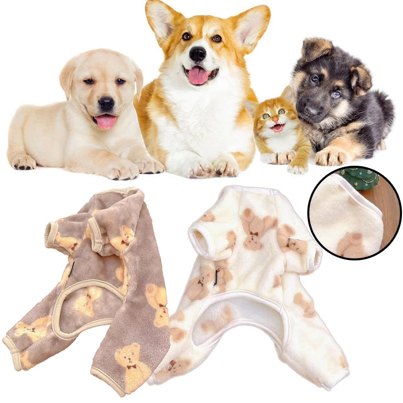 Winter Warm Pet Plush Jumpsuit Dog Clothes Velvet Pajamas Kitten Puppy Pullover For Small Medium Dog Chihuahua Poodle Costumes
Winter Warm Pet Plush Jumpsuit Dog Clothes Velvet Pajamas Kitten Puppy Pullover For Small Medium Dog Chihuahua Poodle Costumes