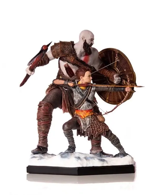 

20cm God of War Classic Game PS4 Kratos Atreus Father and Son Action Figure PVC Collectible Model Toys Doll birthday Gift