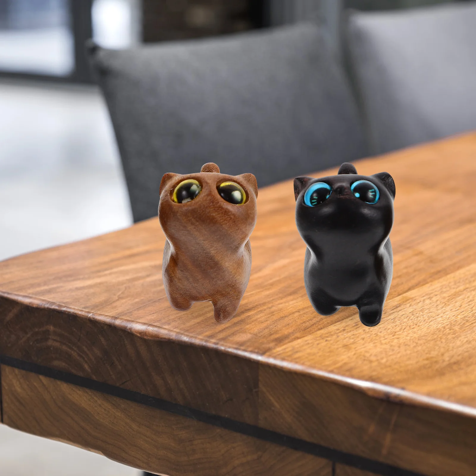 2 Pcs Home Decor Desk Cat Miniature Statue Figurine Wen Wan Wooden Green Sandalwood Desktop Decoration Adornment
2 Pcs Home Decor Desk Cat Miniature Statue Figurine Wen Wan Wooden Green Sandalwood Desktop Decoration Adornment