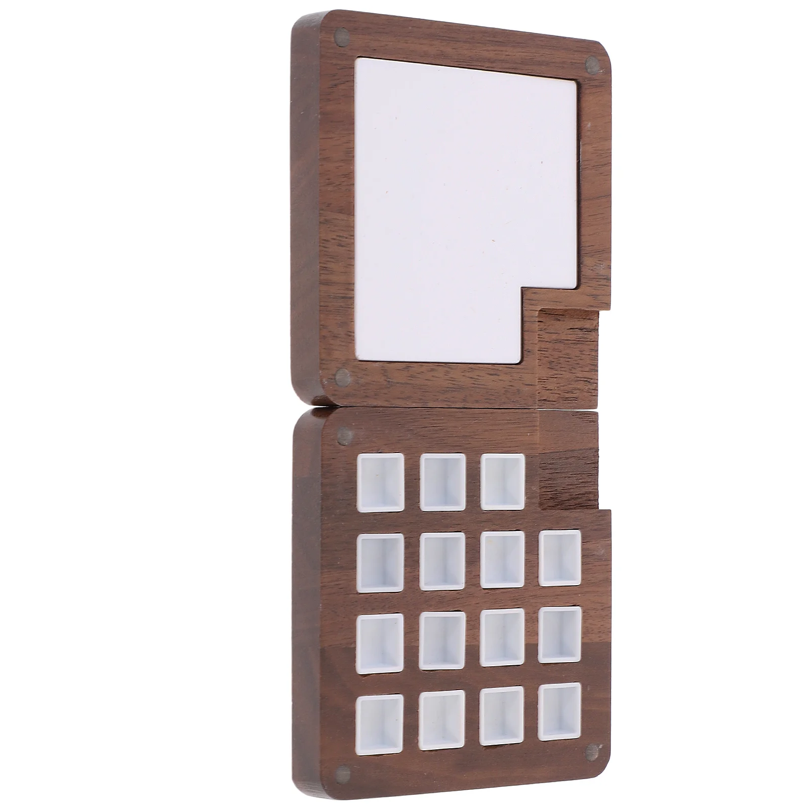 Portable Color Mixing Box Wooden Watercolor Paint Case Magnetic Pigment Case
Portable Color Mixing Box Wooden Watercolor Paint Case Magnetic Pigment Case