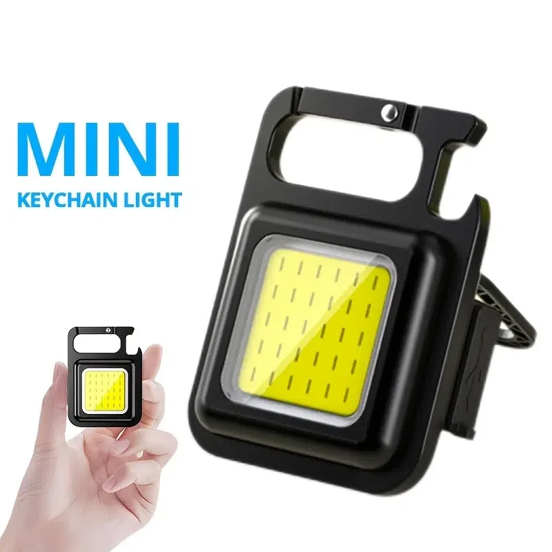 HMTX Mini Keychain Rechargeable COB Work Lamp, USB Flashlight With Bracket Hook Bottle Opener
HMTX Mini Keychain Rechargeable COB Work Lamp, USB Flashlight With Bracket Hook Bottle Opener