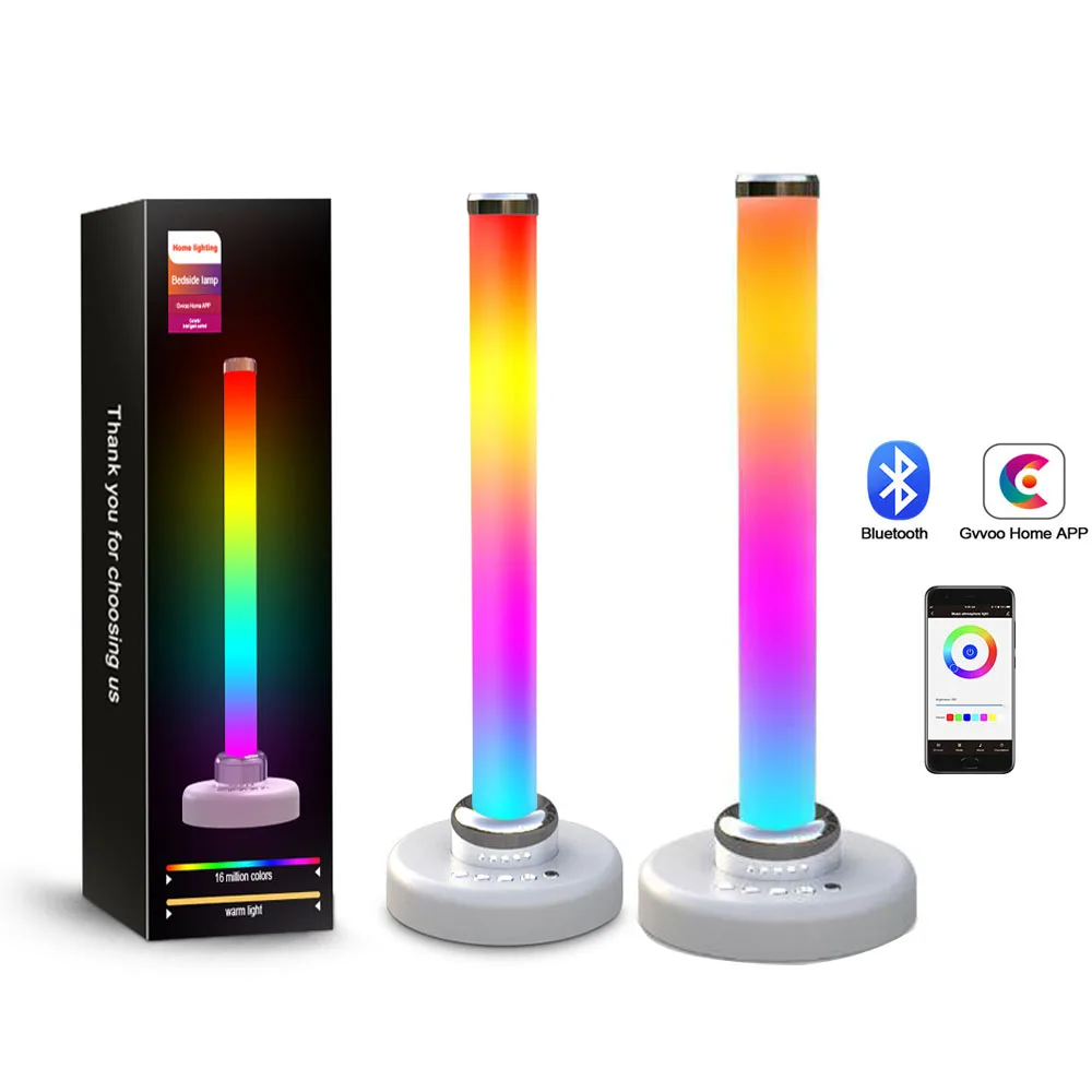 Bluetooth Music Rhythm Lamp Bedside Lamp APP WiFi Atmosphere Corner Lamp Pickup Voice LED Night Light For computer TV Decorate
Bluetooth Music Rhythm Lamp Bedside Lamp APP WiFi Atmosphere Corner Lamp Pickup Voice LED Night Light For computer TV Decorate