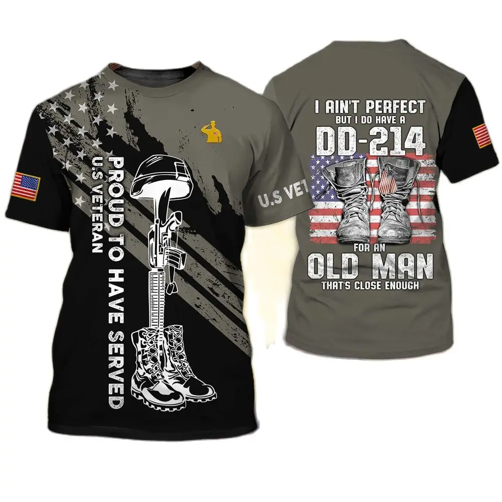 Summer Tough Guy Men's T-shirt GI Eagle Print 3D Print Oversized Military Quick-drying Feature Short-sleeved O-neck Sports Shirt
Summer Tough Guy Men's T-shirt GI Eagle Print 3D Print Oversized Military Quick-drying Feature Short-sleeved O-neck Sports Shirt