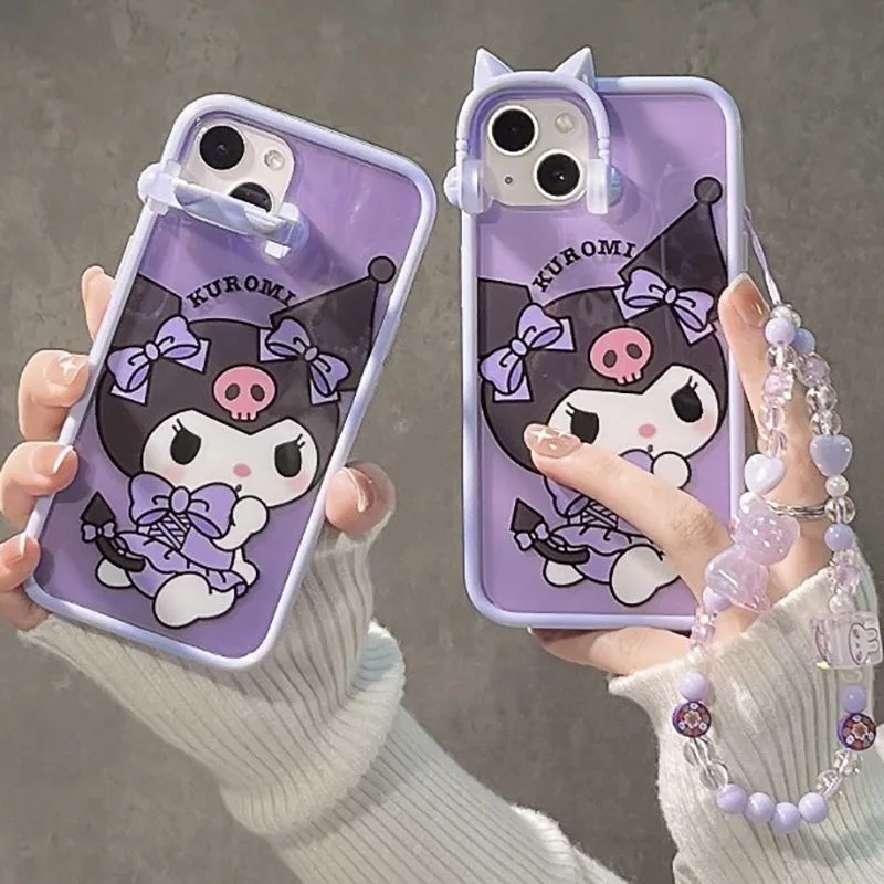 Sanrio Kuromi With Chain Phone Cases For iPhone 14 13 12 11 Pro Max Mini XR X XS MAX 8 7 Plus Anti-fall Cover
Sanrio Kuromi With Chain Phone Cases For iPhone 14 13 12 11 Pro Max Mini XR X XS MAX 8 7 Plus Anti-fall Cover