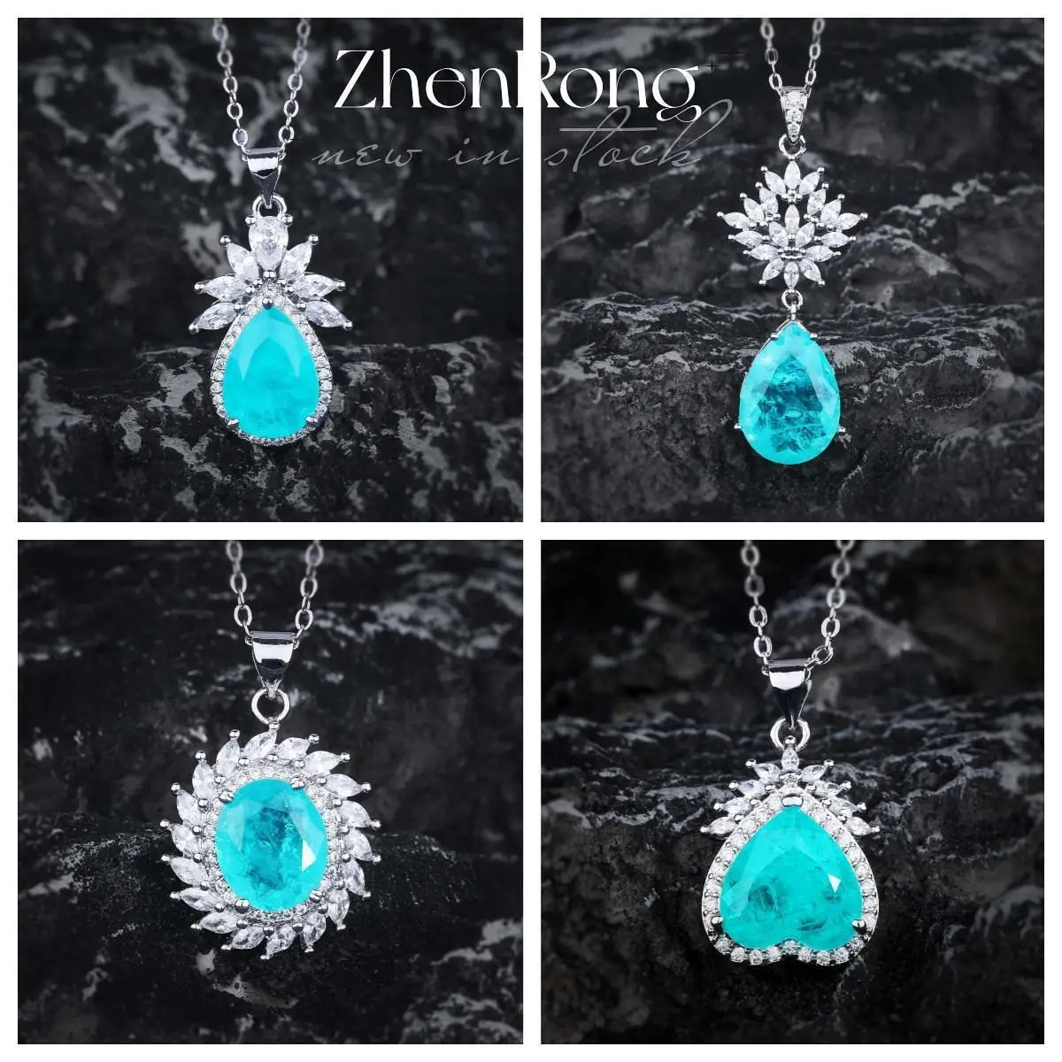 Foydjew Luxury High Quality Artificial Paraiba Tourmaline Pendant Necklaces For Women Fashion Engagement Silver Color Jewelry
Foydjew Luxury High Quality Artificial Paraiba Tourmaline Pendant Necklaces For Women Fashion Engagement Silver Color Jewelry