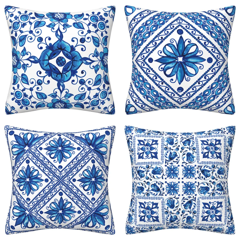 Italian Blue Watercolor Cushion Cover Decorations For Home Ornament Happy New Year Christmas Decor 2023
Italian Blue Watercolor Cushion Cover Decorations For Home Ornament Happy New Year Christmas Decor 2023