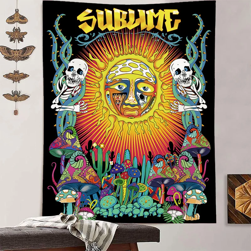 Tapestry Psychedelic Mushroom Botanical Hip Hop Skin Wall Tapestry Apartment Bedroom Wall Decor Home Decor Background Fabric
Tapestry Psychedelic Mushroom Botanical Hip Hop Skin Wall Tapestry Apartment Bedroom Wall Decor Home Decor Background Fabric