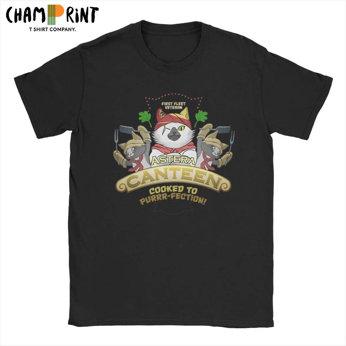 Мужская футболка Monster Hunter Palico Cat Meowscular Chef хлопковая одежда повседневные футболки