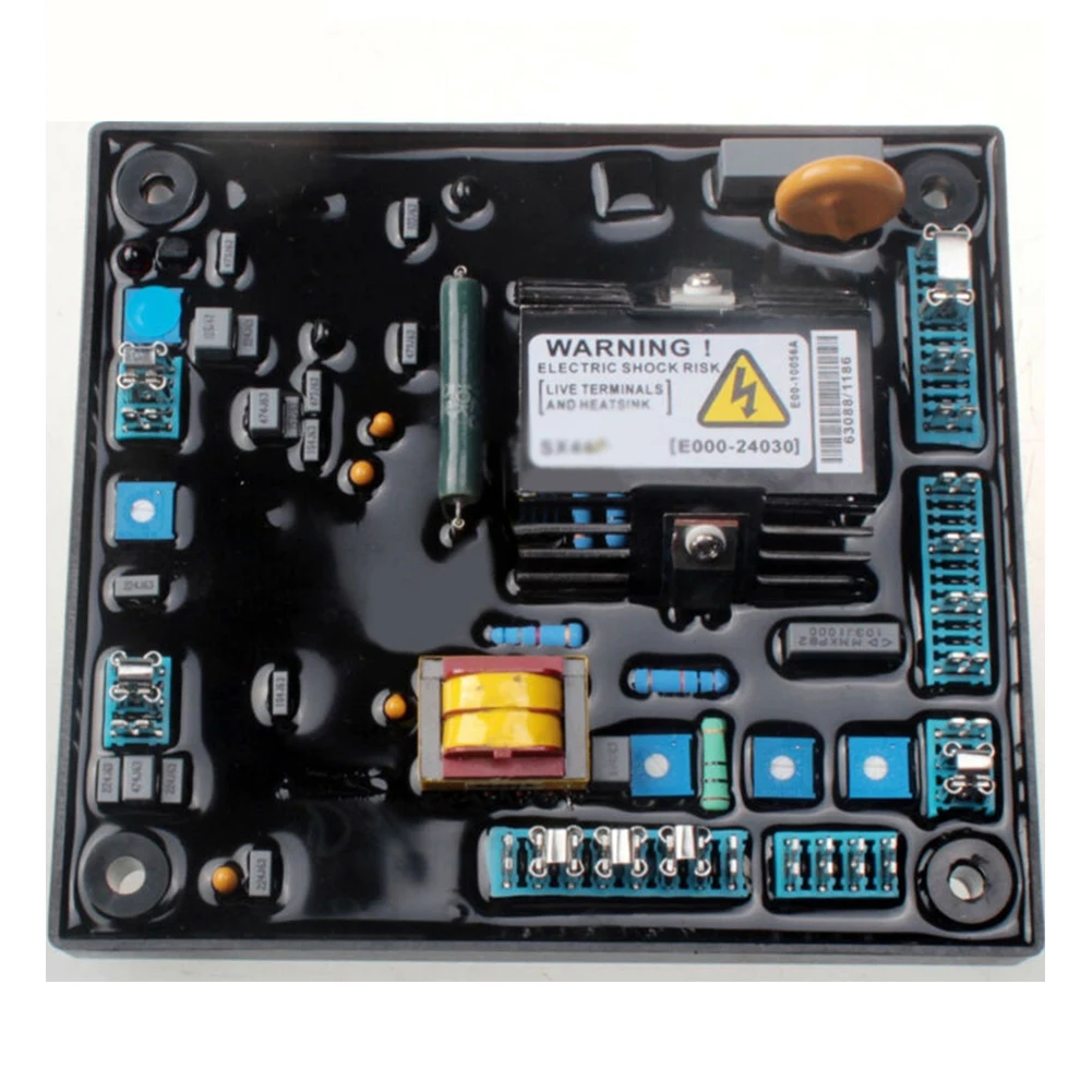 AVR SX440 Voltage Regulator Two-phase Inductive Automatic Voltage Regulator For NEWAGE Generator DHO Generator Parts Accessories
AVR SX440 Voltage Regulator Two-phase Inductive Automatic Voltage Regulator For NEWAGE Generator DHO Generator Parts Accessories