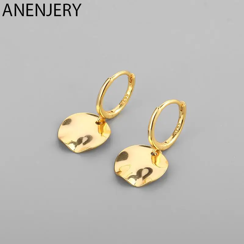 ANENJERY Silver Color Irregular Coin Hoop Earrings for Women Party Weddings Minimalist Jewelry
ANENJERY Silver Color Irregular Coin Hoop Earrings for Women Party Weddings Minimalist Jewelry