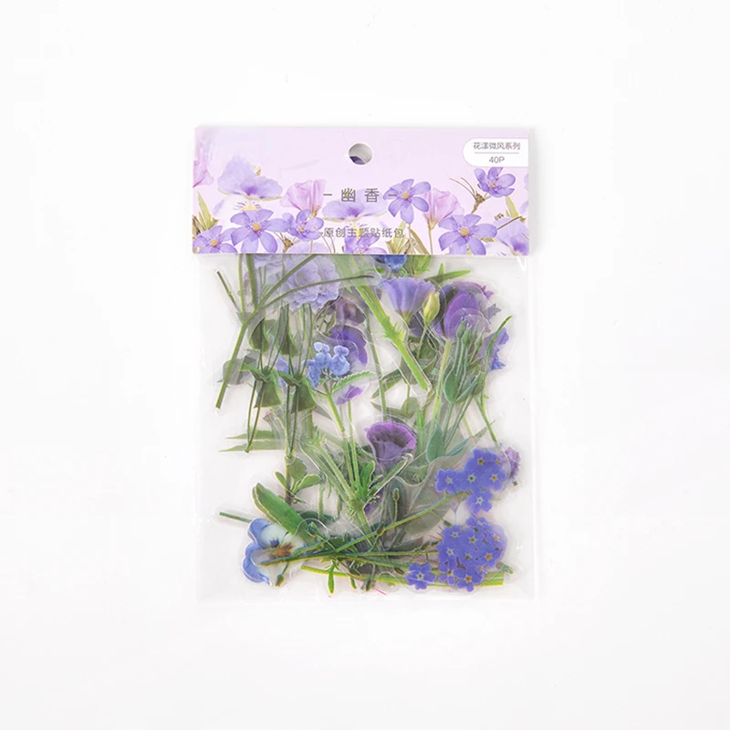 Flowers Sticker pack 40pcs Fresh Flower Plant Transparent Waterproof daisy hand account Decoration Scrapbooking Material
Flowers Sticker pack 40pcs Fresh Flower Plant Transparent Waterproof daisy hand account Decoration Scrapbooking Material