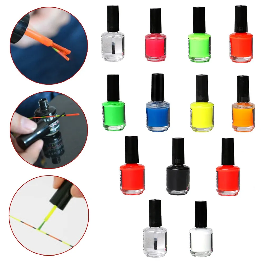High Quality 15ML Fishing Floats DIY Fluorescent Paint Floats Tail Paint Indicator Visible Tail Repair Tool Tackle Accessories
High Quality 15ML Fishing Floats DIY Fluorescent Paint Floats Tail Paint Indicator Visible Tail Repair Tool Tackle Accessories