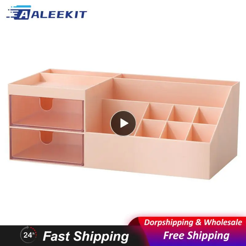 Multifunctional desktop cosmetics stationery jewelry transparent drawer plastic compartment storage box
Multifunctional desktop cosmetics stationery jewelry transparent drawer plastic compartment storage box