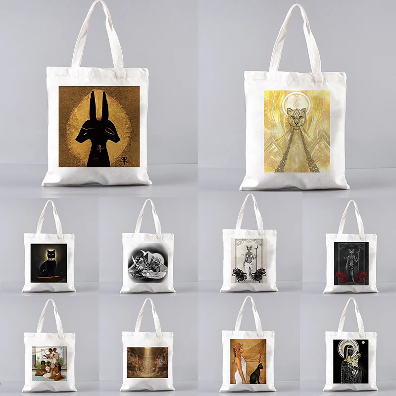 Mystical Pharaoh Cat God Bastet Canvas Bag Casual Large Hand Bags for Women Ladies Shopping Handbag Print Large Capacity Bag
Mystical Pharaoh Cat God Bastet Canvas Bag Casual Large Hand Bags for Women Ladies Shopping Handbag Print Large Capacity Bag